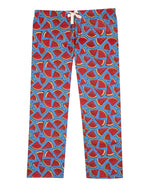 Womens 100% Cotton Poplin Lounge Pant