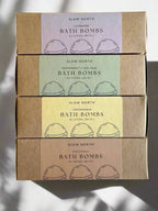 Natural Bath Bomb Set - Peppermint + Tea Tree (Set of 3) by Slow North