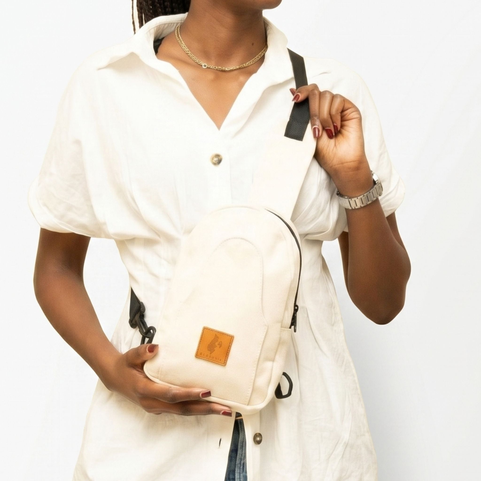 Small Canvas Sling Bag for Women & Men - Buru