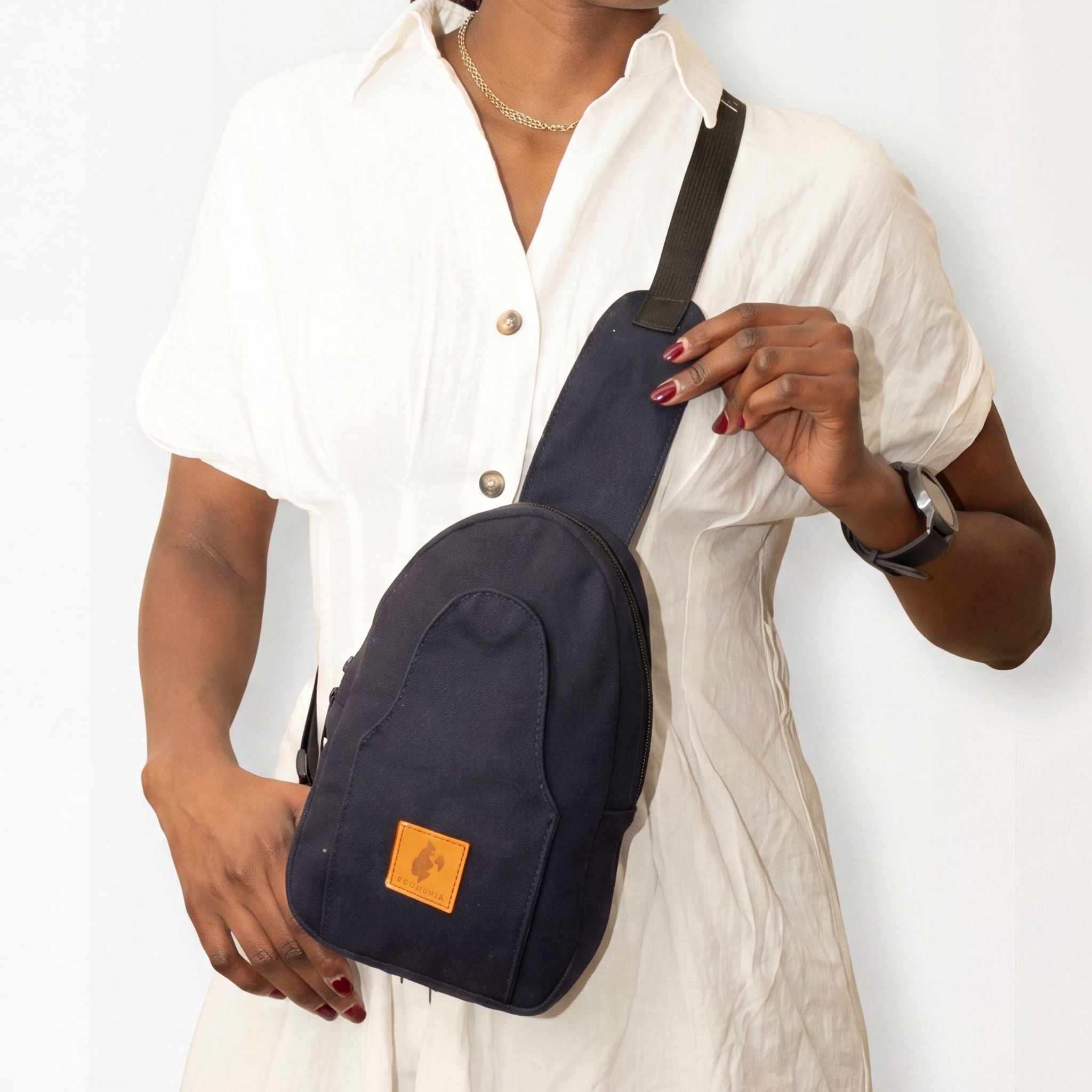 Small Canvas Sling Bag for Women & Men - Buru