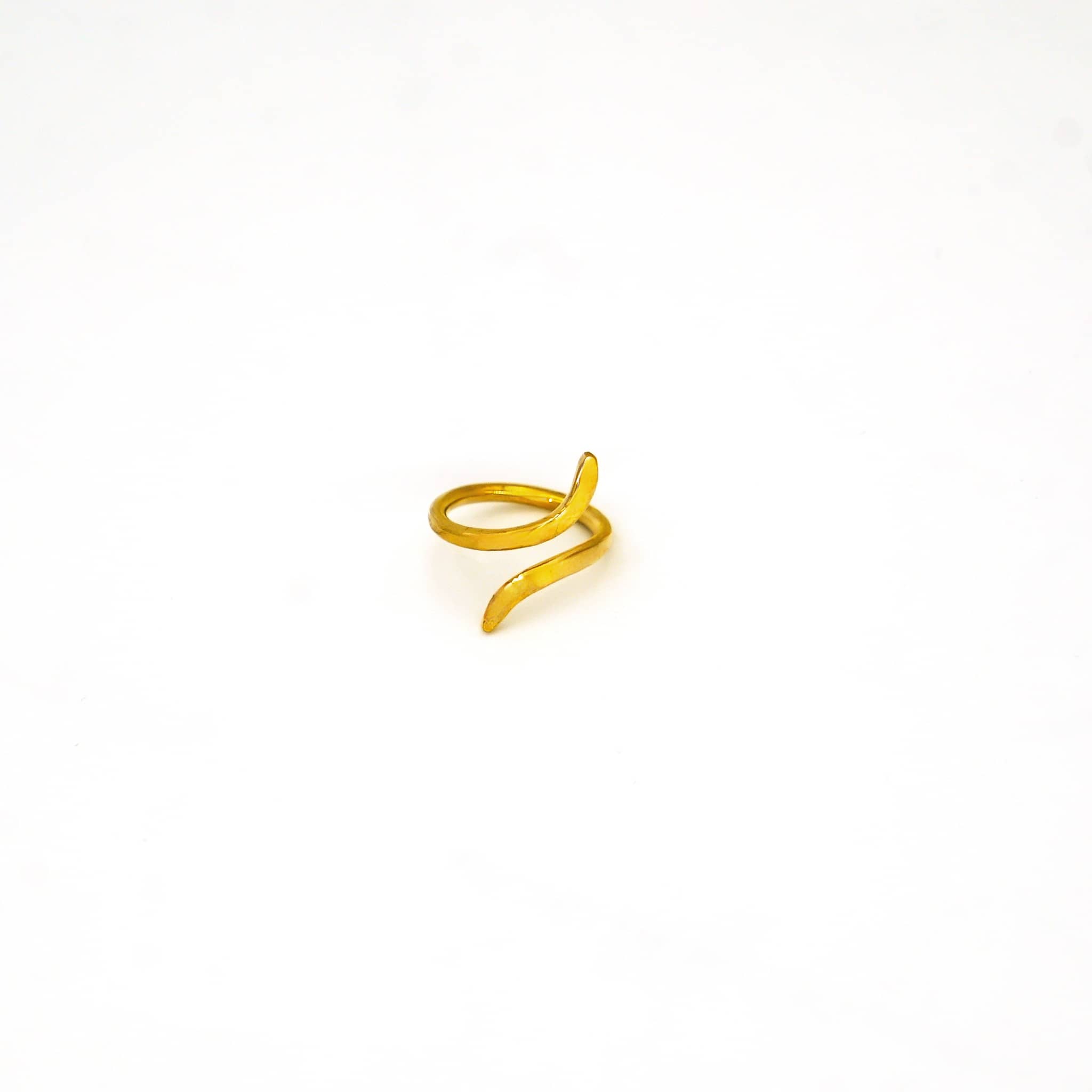 Nema Adjustable Coiled Band Ring for Women