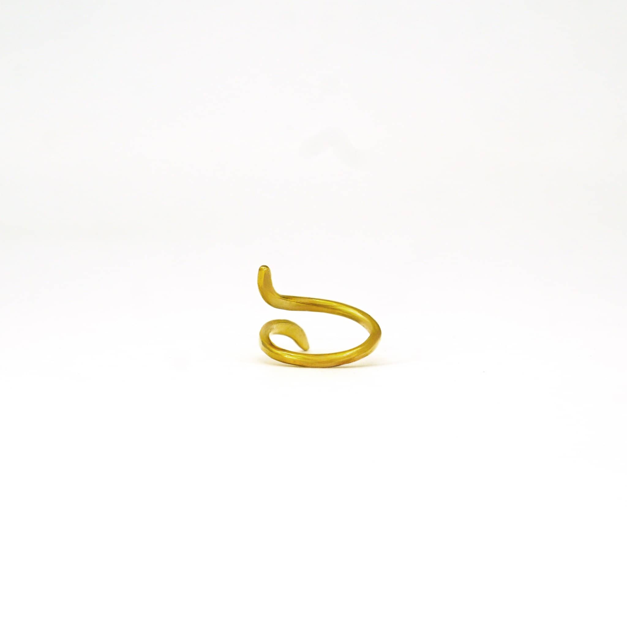 Nema Adjustable Coiled Band Ring for Women