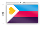 Polyamory Pride Flag Sticker