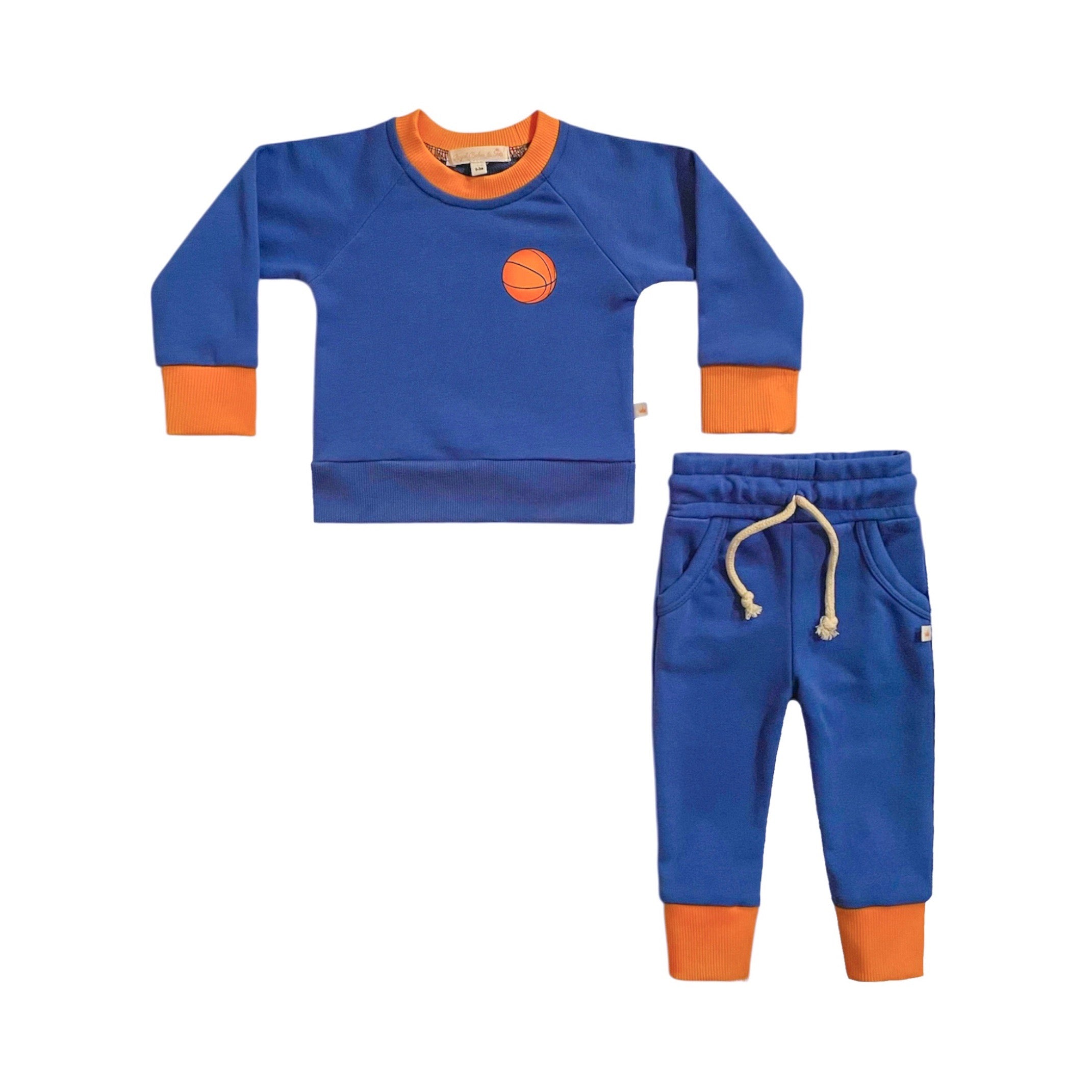 New York Basketball Sweatshirt Sweatpant 2pc Sweatsuit