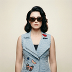 Nice Patches, Babe! Denim Vest Jacket with Zipper and Embroidered Patches [Sizes SM-XL] by The Bullish Store