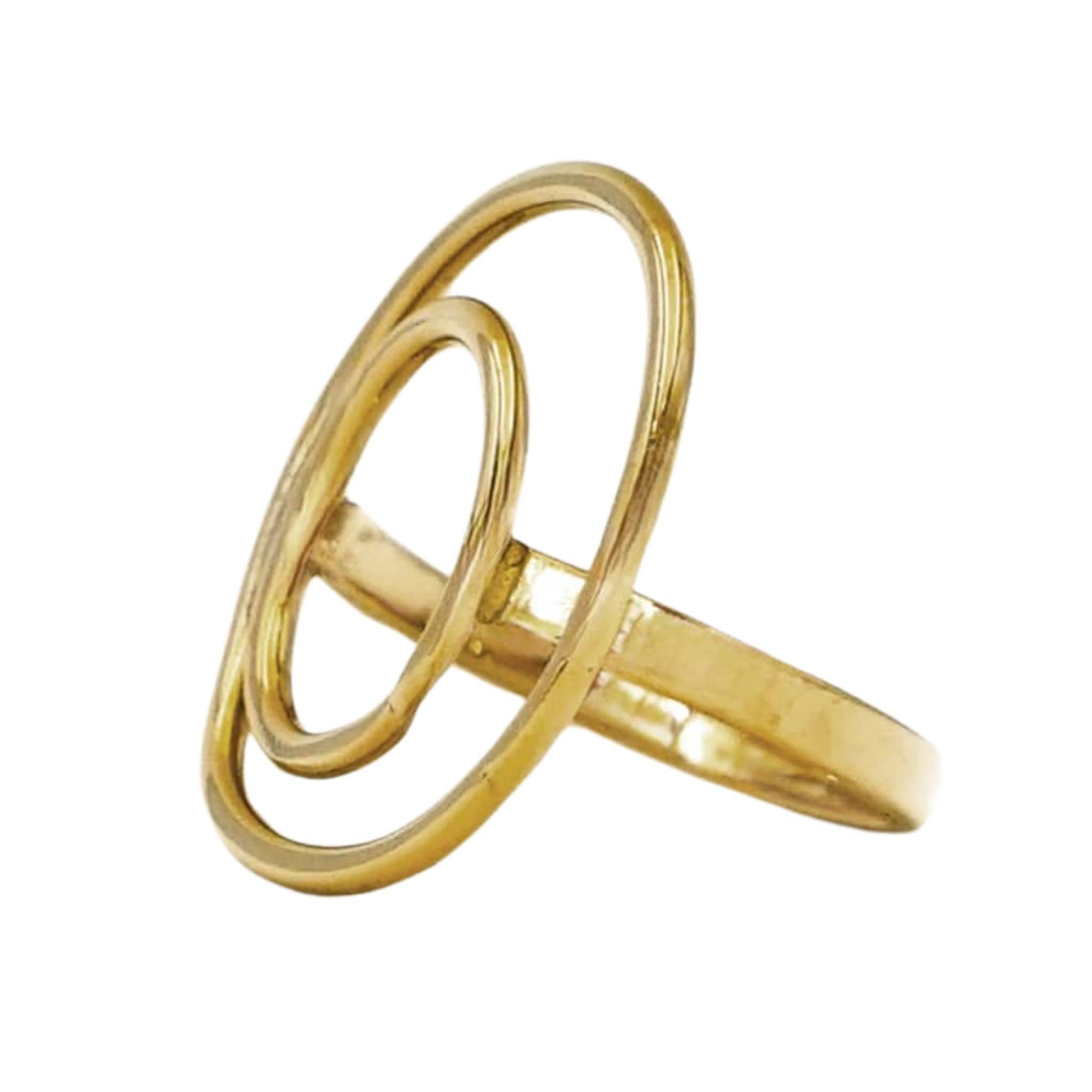 Nita Three Moon Phases Cocktail Ring for Women