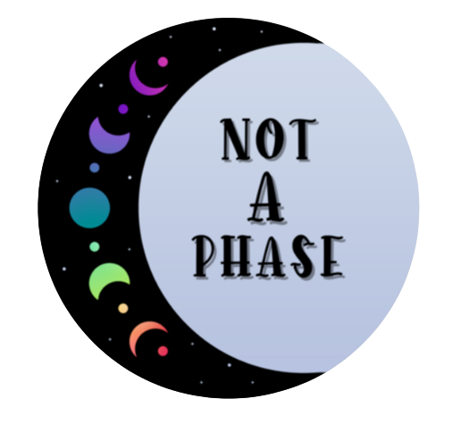 Not a Phase Sticker by RainBee Designs LLC