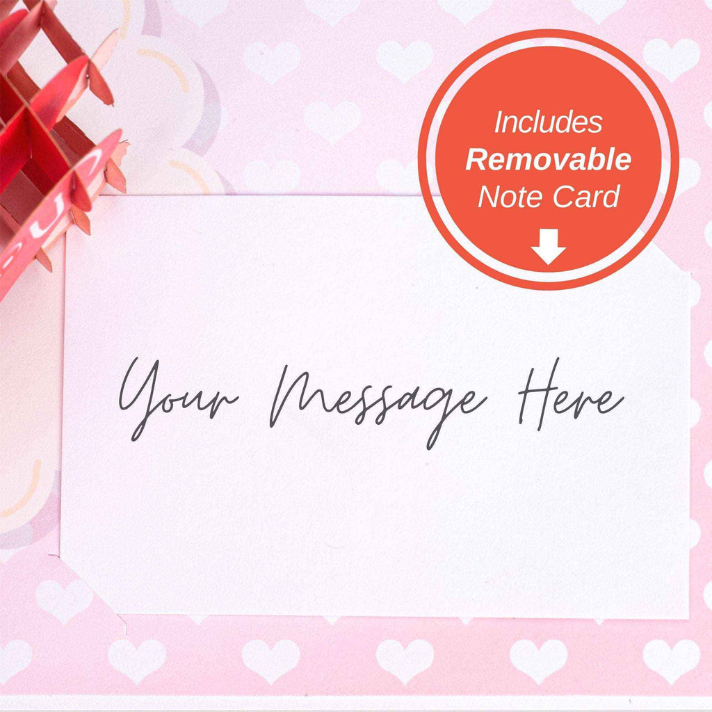 I Love U Bear Pop Up Card - 5" x 7"