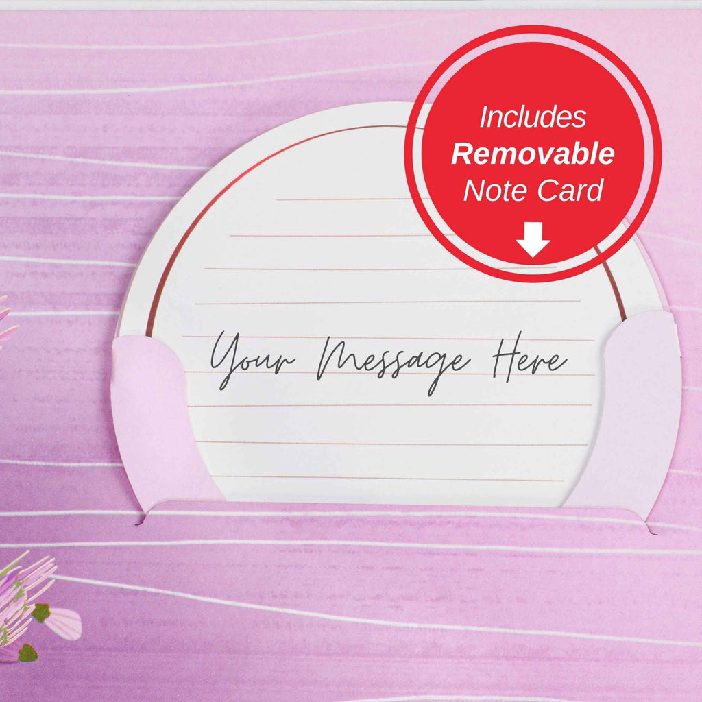 Wisteria Tree Oversized Pop Up Card with Keepsake