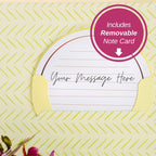Orchid Flower Bouquet Pop-Up Card with Keepsake by Paper Love