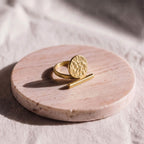Nuru Adjustable Hammered Ring