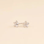 Plumeria Flower Stud Earrings by Oh Clementine
