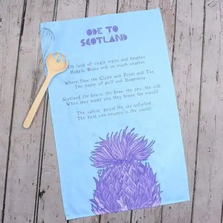 Handmade Scotland Lover Tea Towels - Set of Two