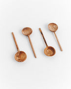 Olive Wood Condiment Spoon Set