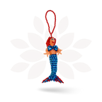 Mermaid Seed Bead Handmade Ornament - Guatemala