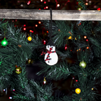 Snowman Seed Bead Ornament - Guatemala