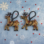 Reindeer Seed Bead Ornament - Guatemala