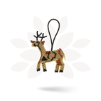 Reindeer Seed Bead Ornament - Guatemala
