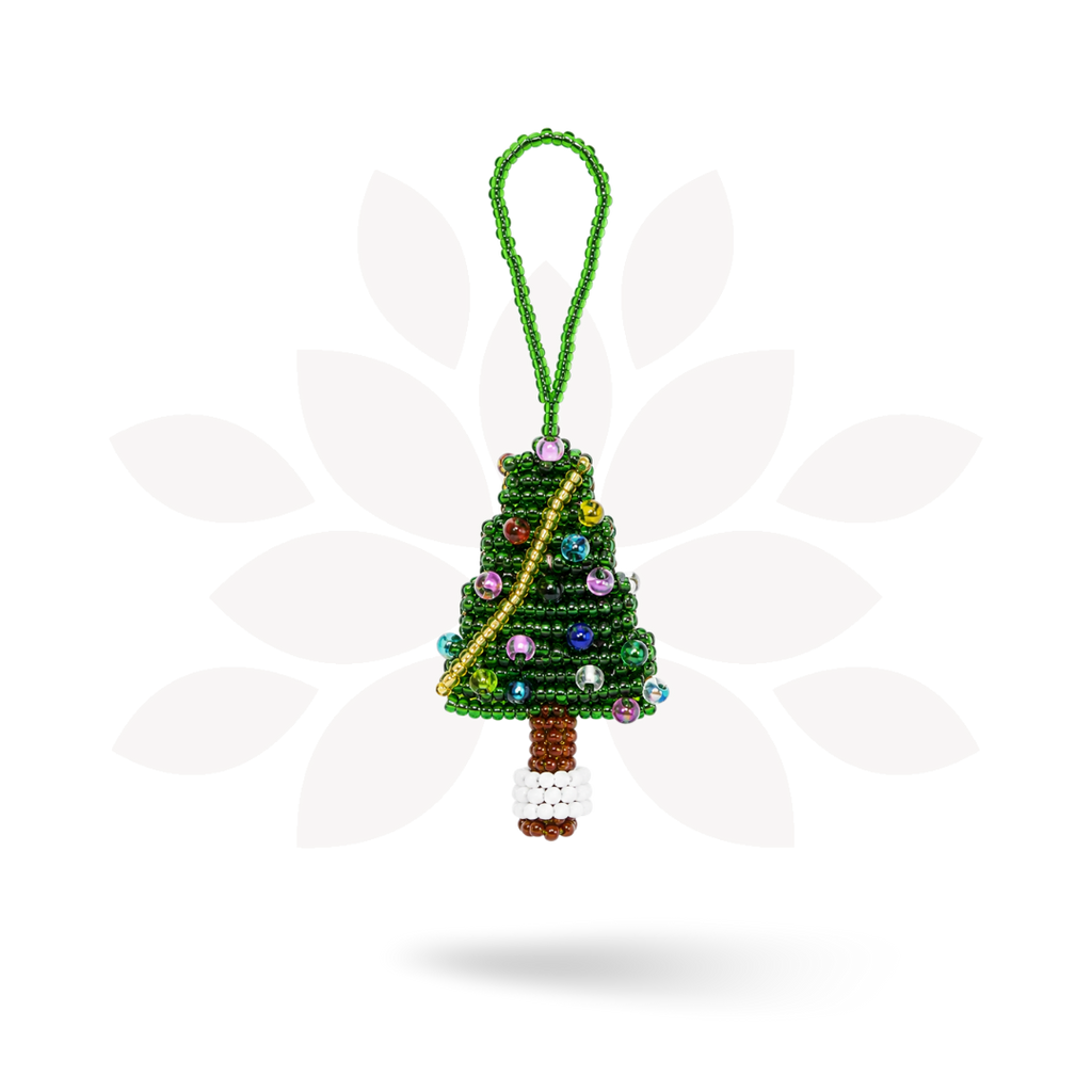 Tree Seed Bead Ornament - Guatemala