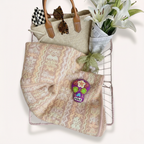 Hand-Embroidered Sugar Skull Ornament - Mexico