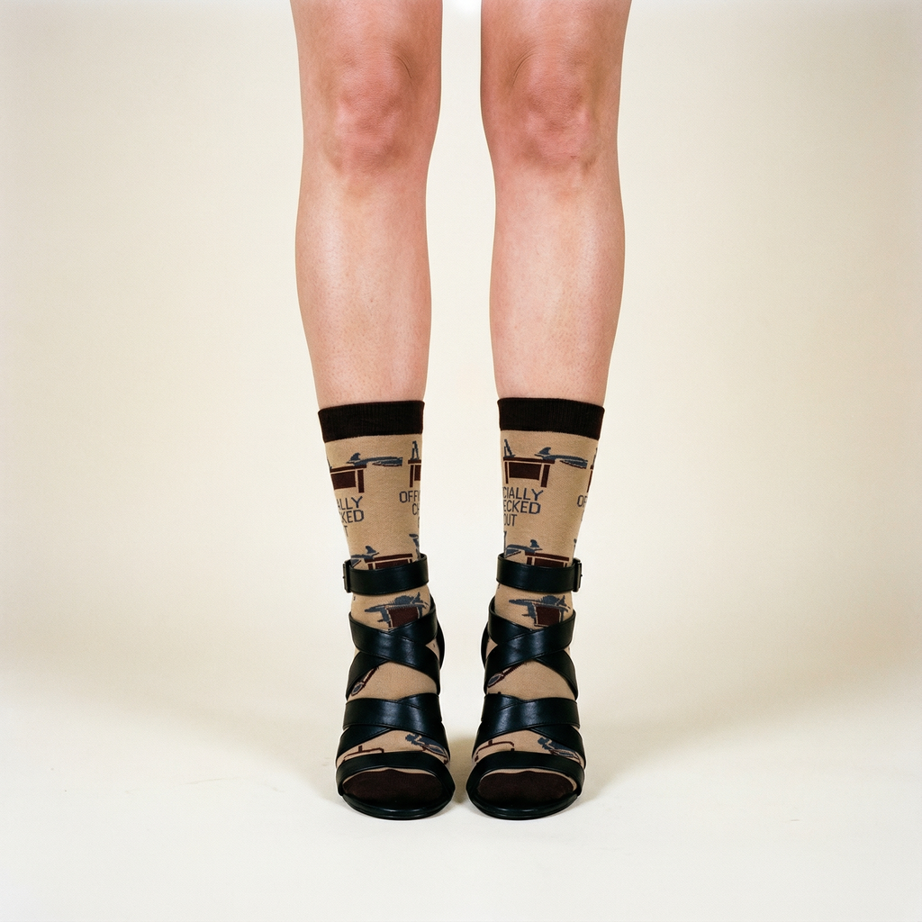 Officially Checked Out Socks | Office Everyday Socks by The Bullish Store