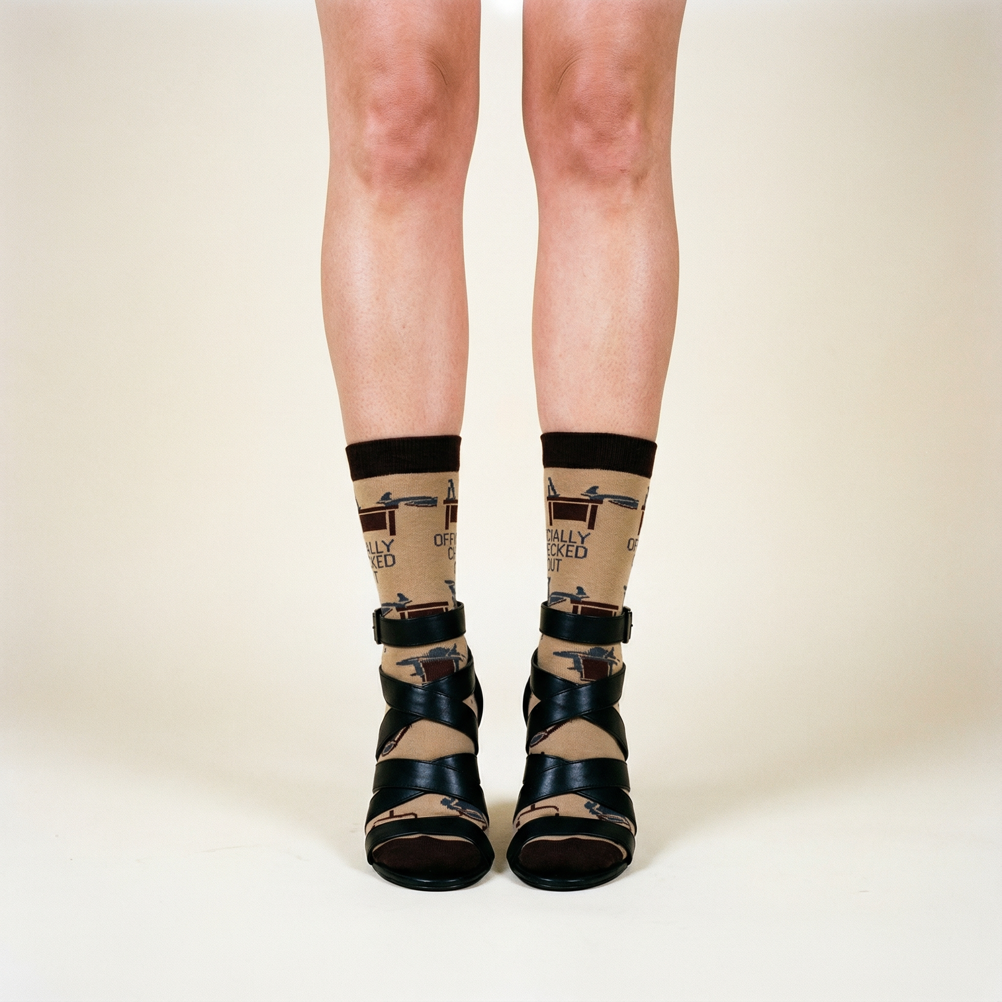Officially Checked Out Socks | Office Everyday Socks by The Bullish Store