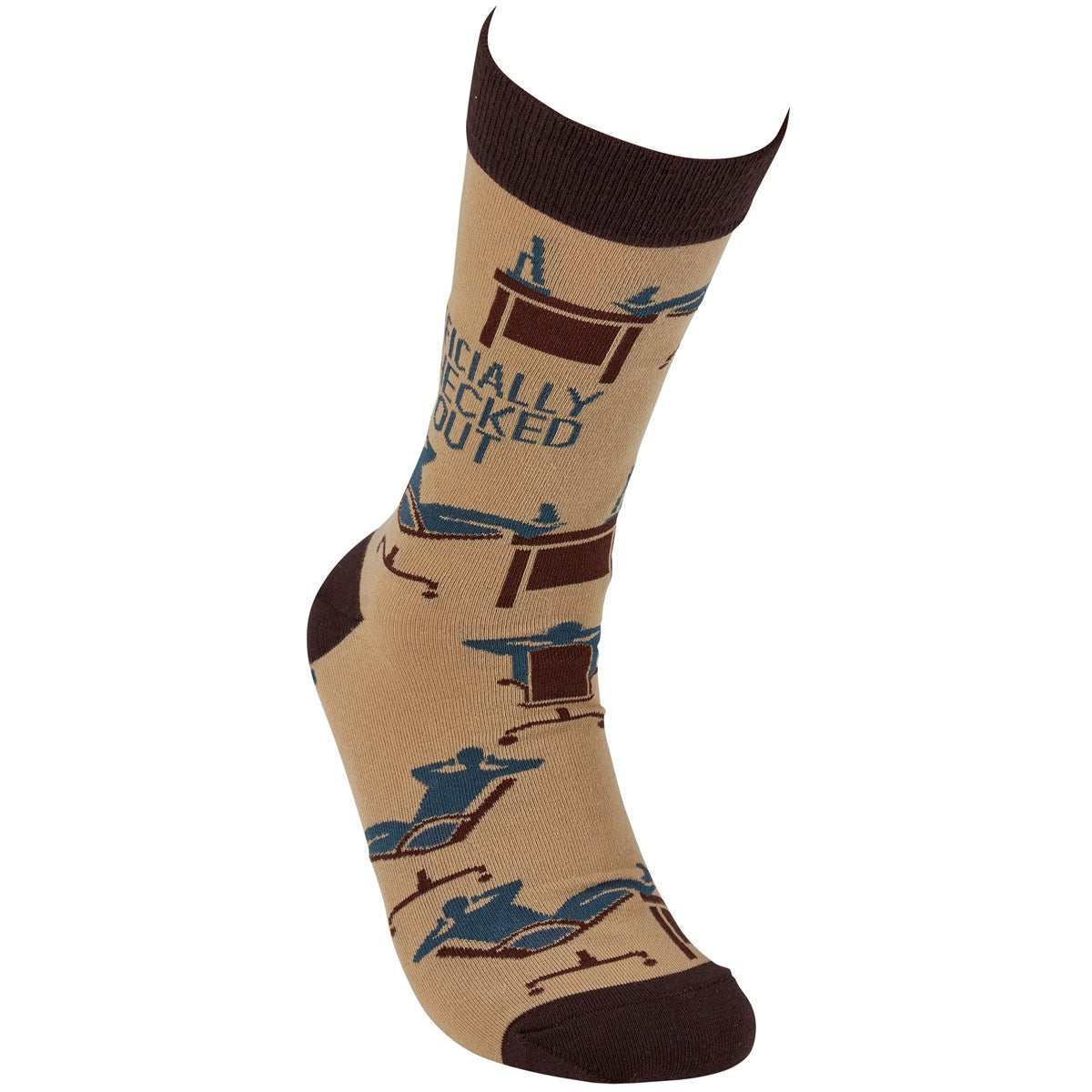 Officially Checked Out Socks | Office Everyday Socks by The Bullish Store