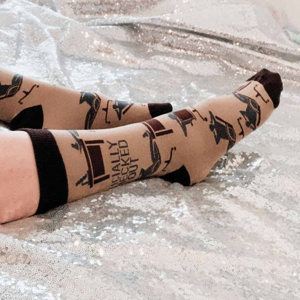 Officially Checked Out Socks | Office Everyday Socks by The Bullish Store