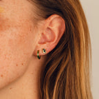 August Birthstone Stud Earrings by Oh Clementine