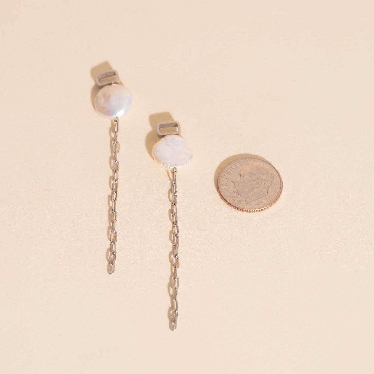 Pearl Whim Chunky Huggie Hoop Charms