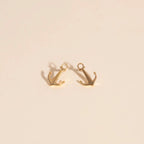 Anchor Stud Earrings by Oh Clementine