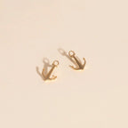 Anchor Stud Earrings by Oh Clementine