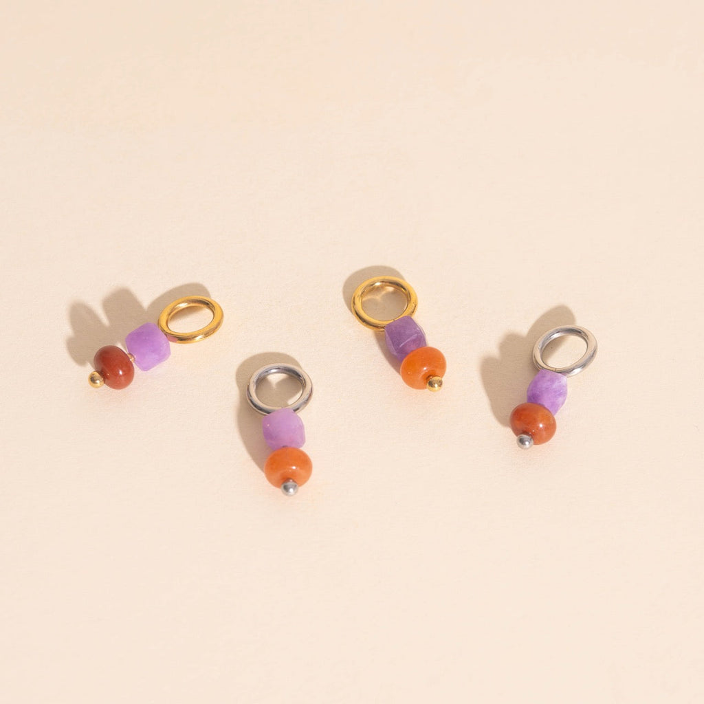 Mulberry Huggie Hoop Charms