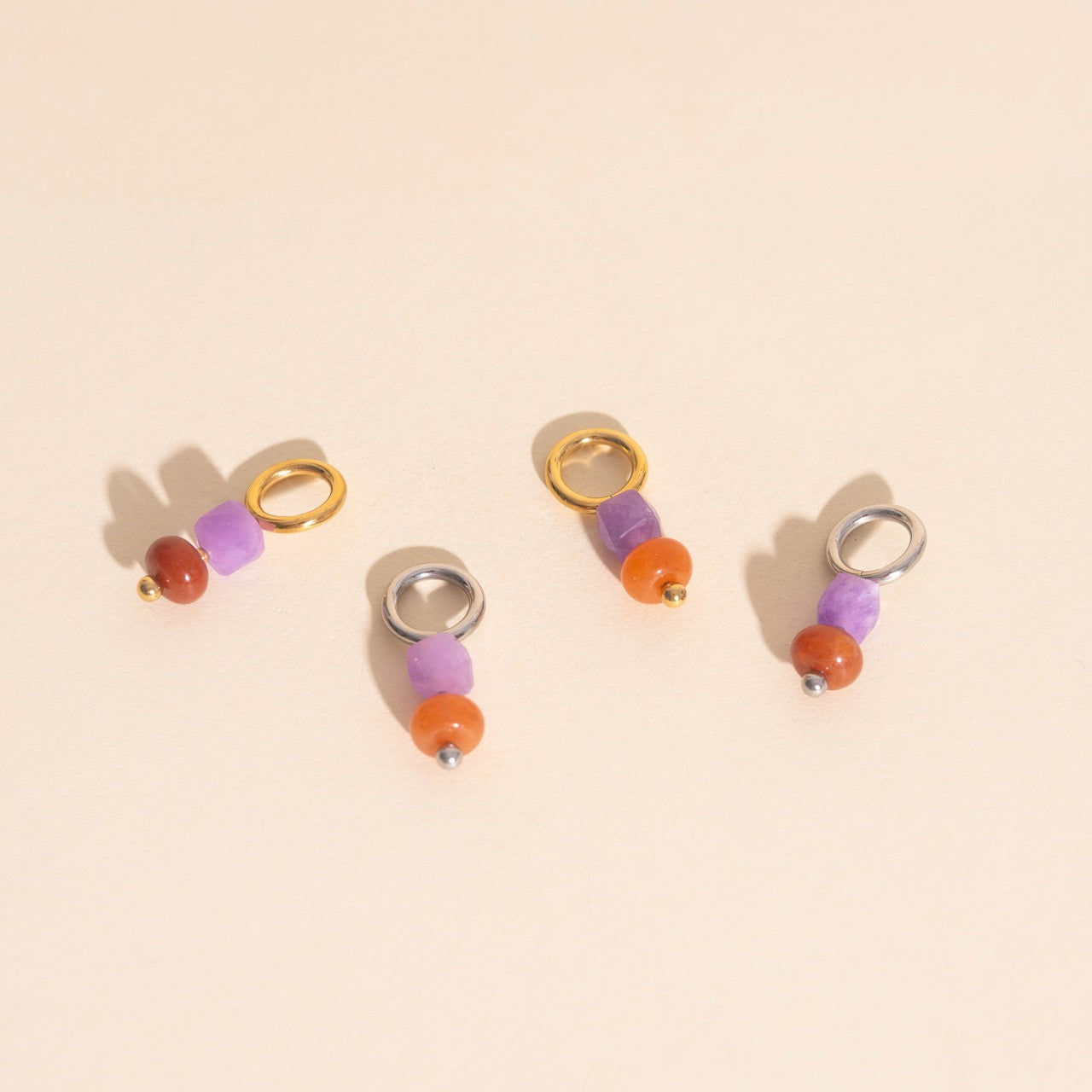 Mulberry Huggie Hoop Charms