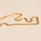 Dainty Box Chain Necklace (20") by Oh Clementine
