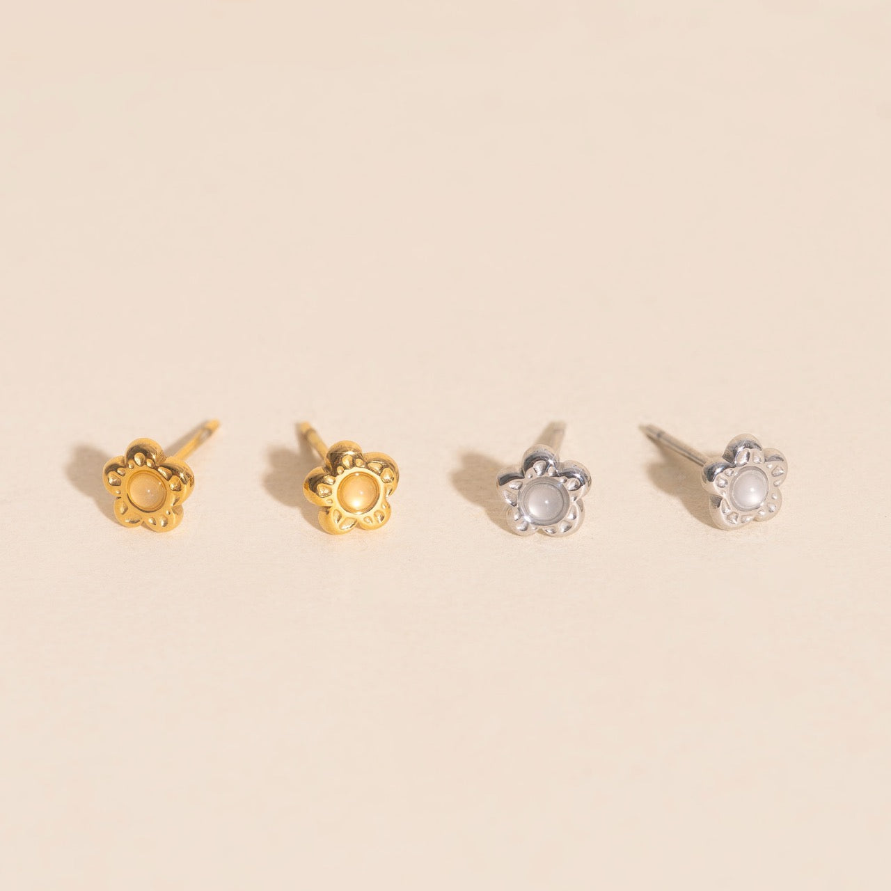 Autumn Bloom Mini Stud Earrings