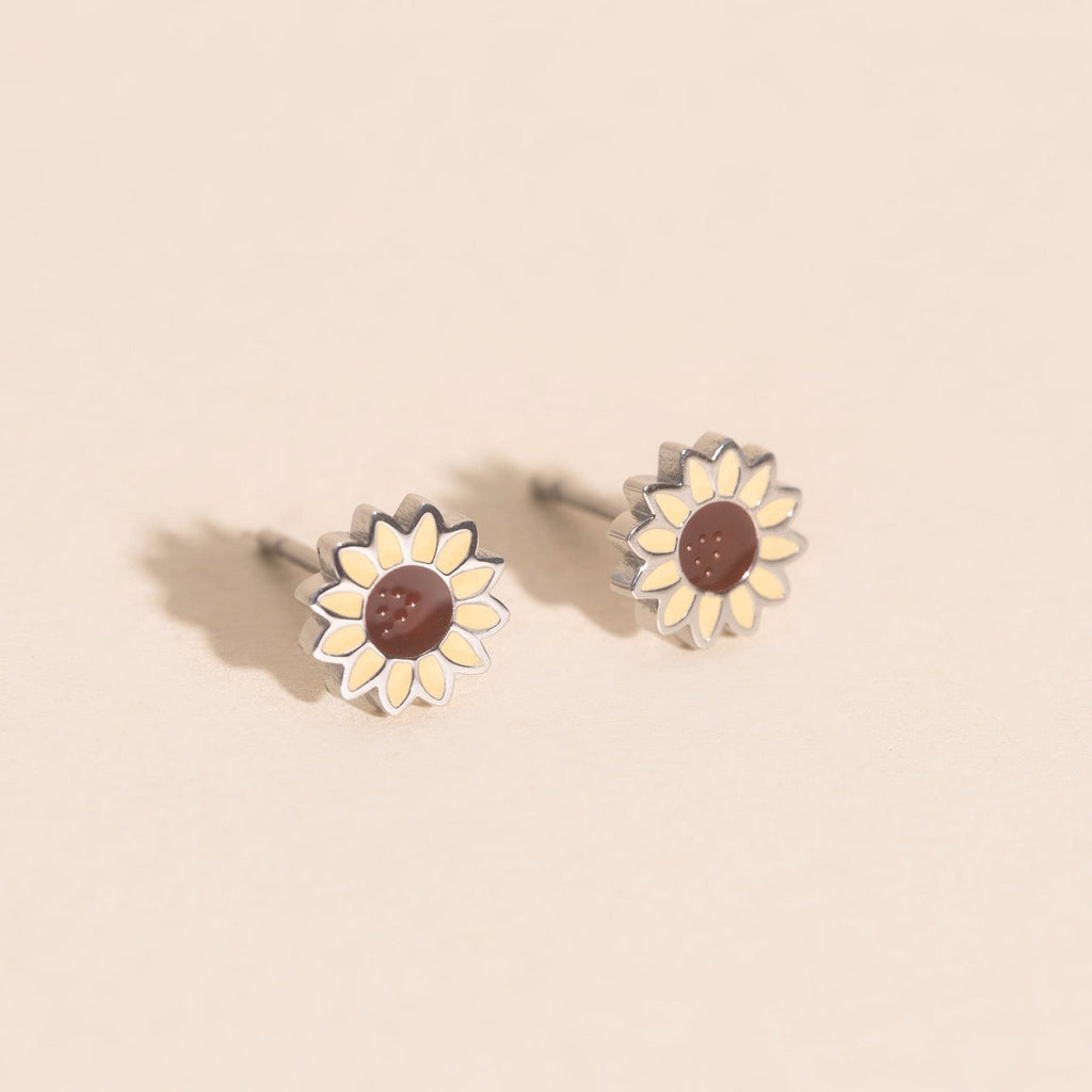 Sunflower Stud Earrings