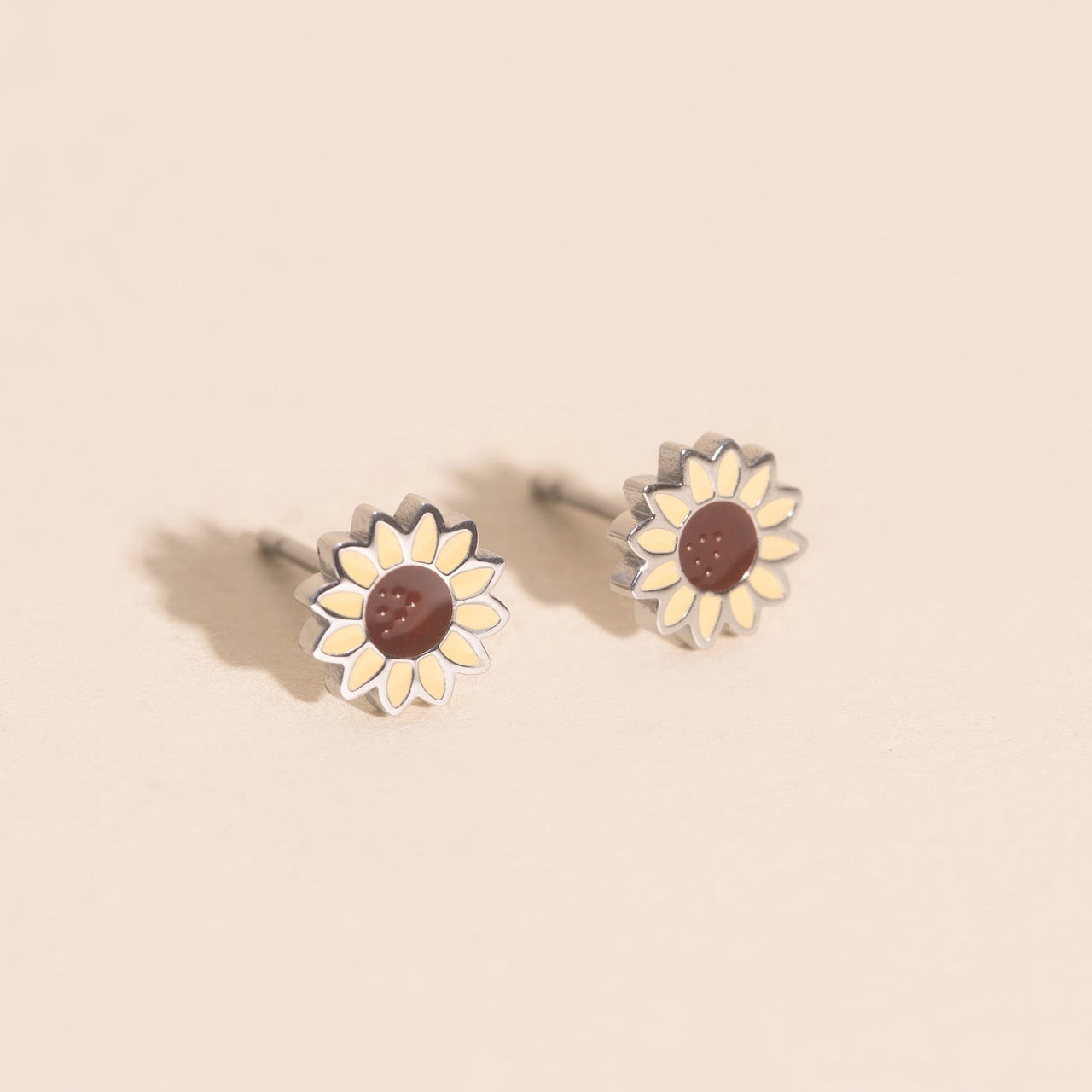 Sunflower Stud Earrings