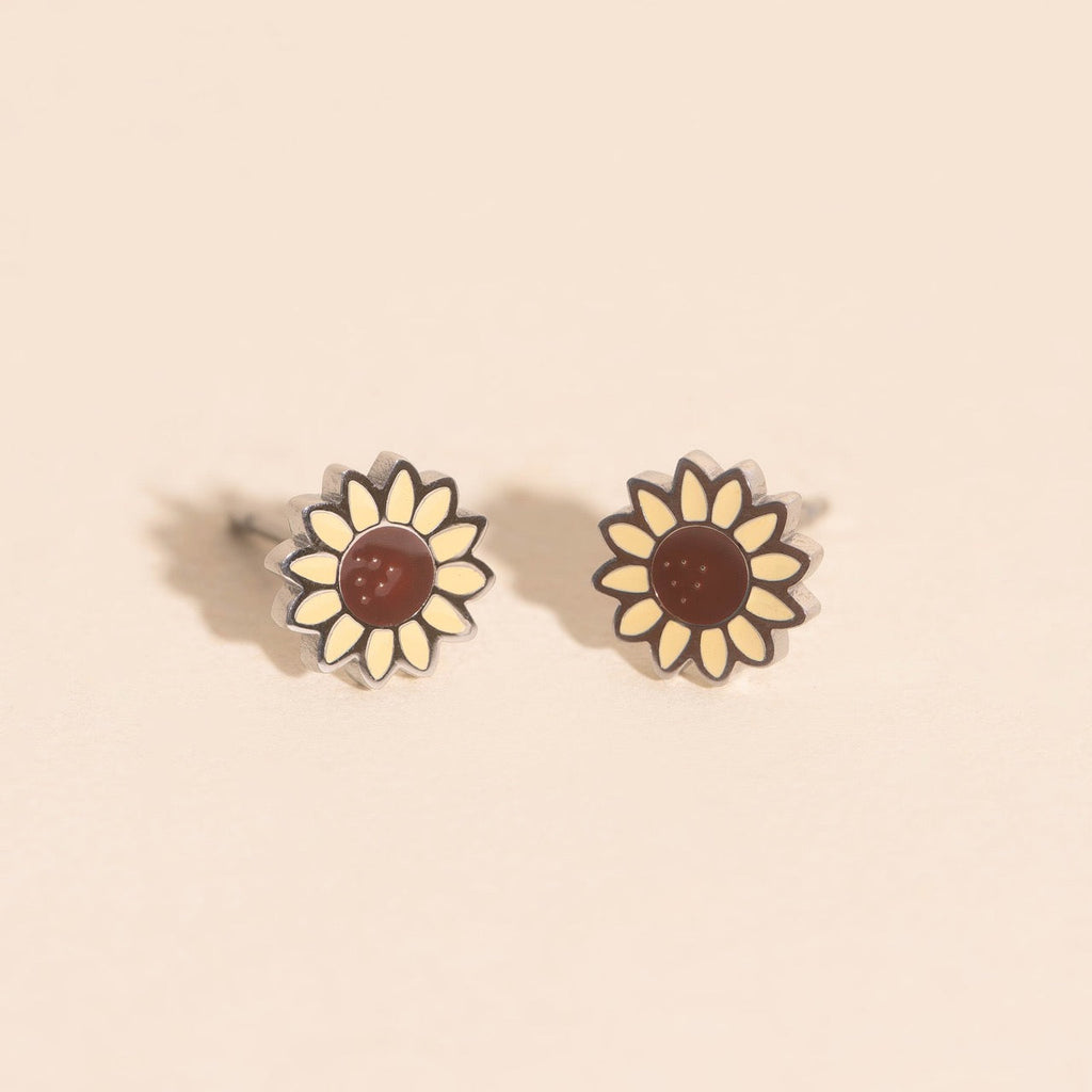 Sunflower Stud Earrings