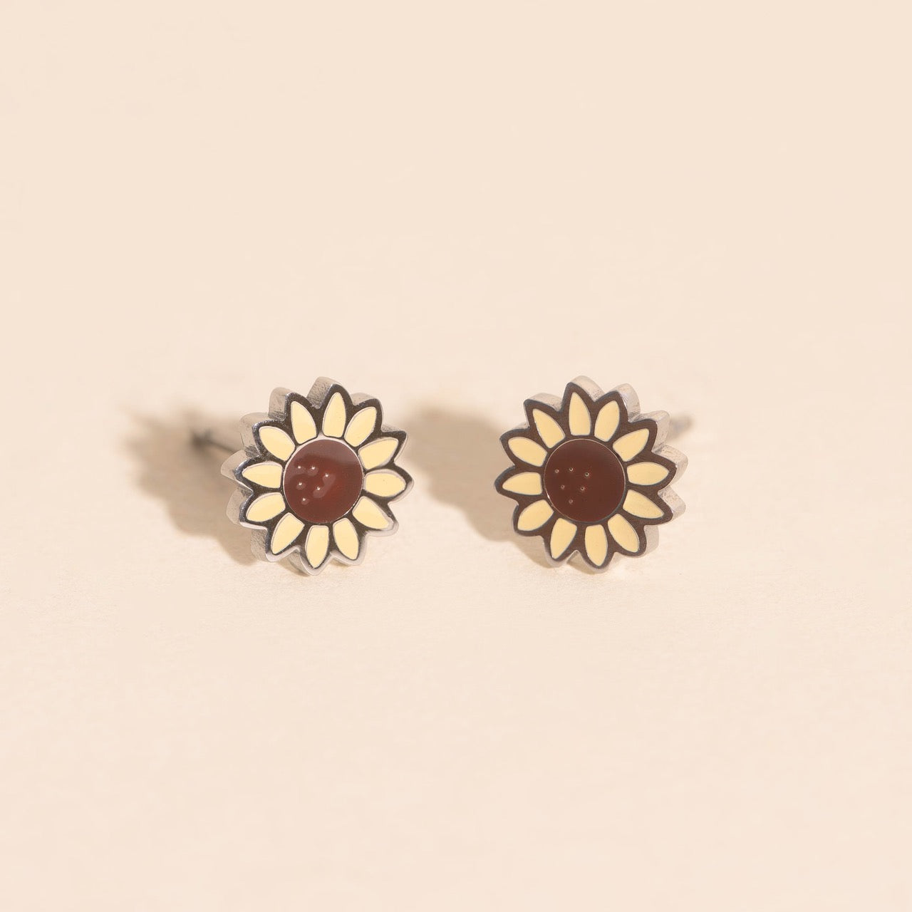 Sunflower Stud Earrings