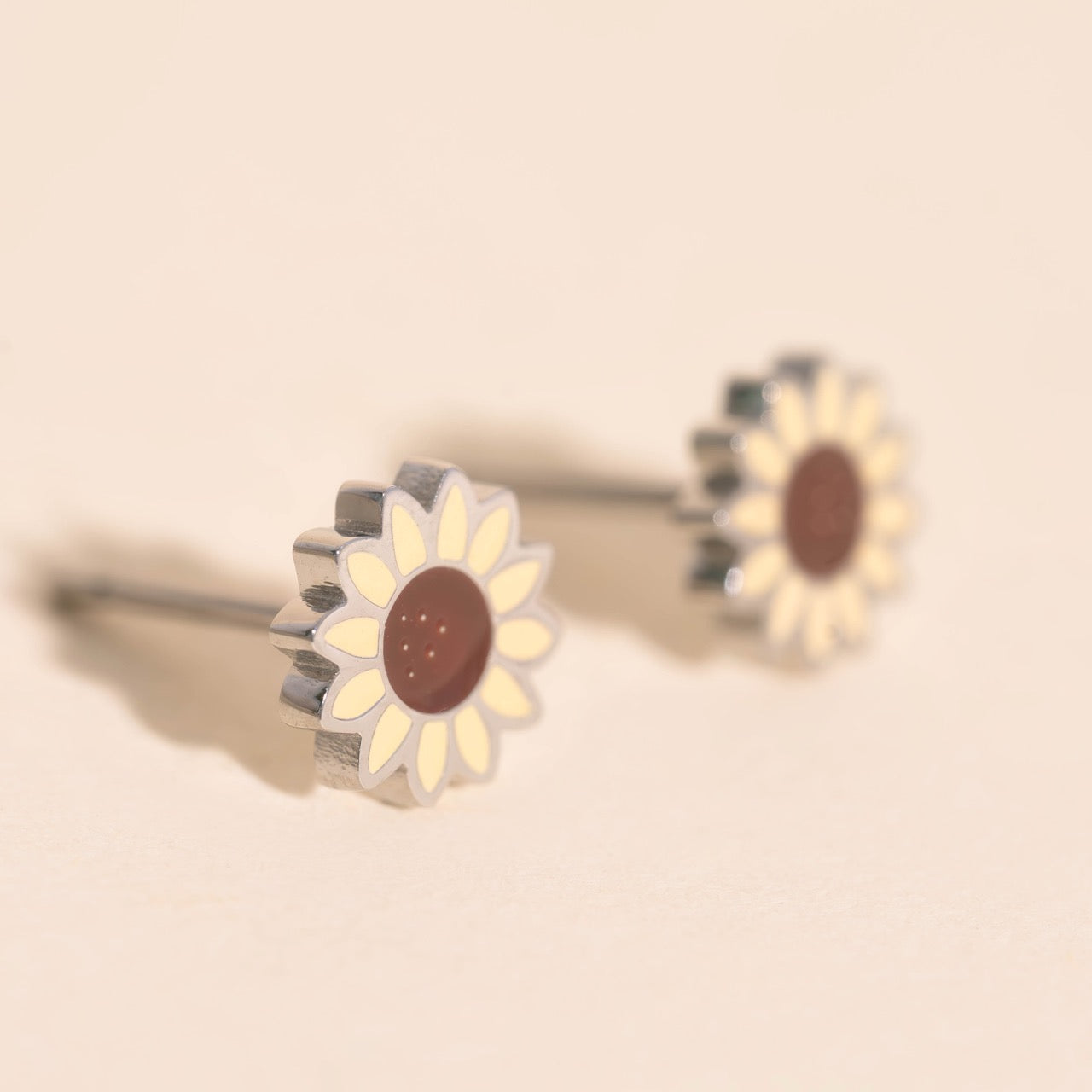 Sunflower Stud Earrings