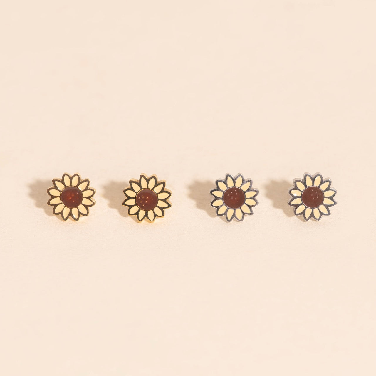 Sunflower Stud Earrings