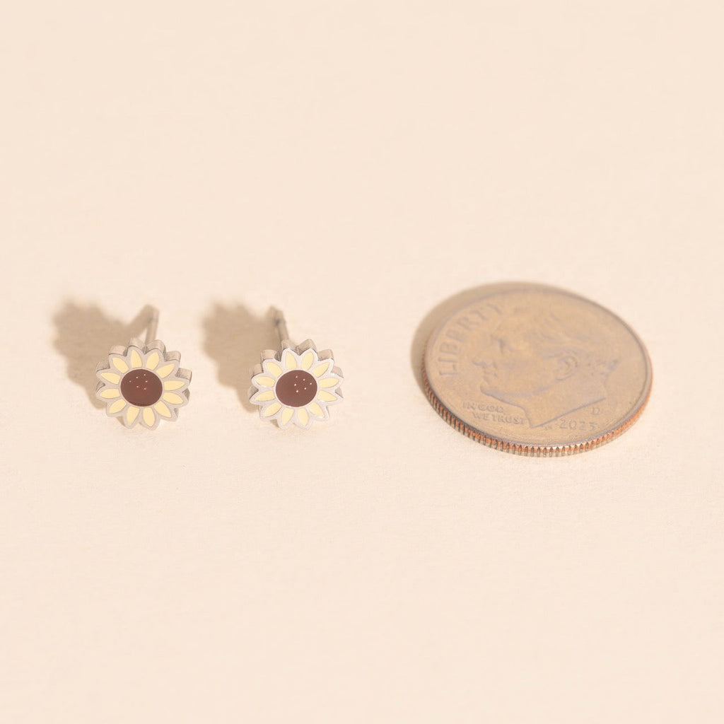 Sunflower Stud Earrings