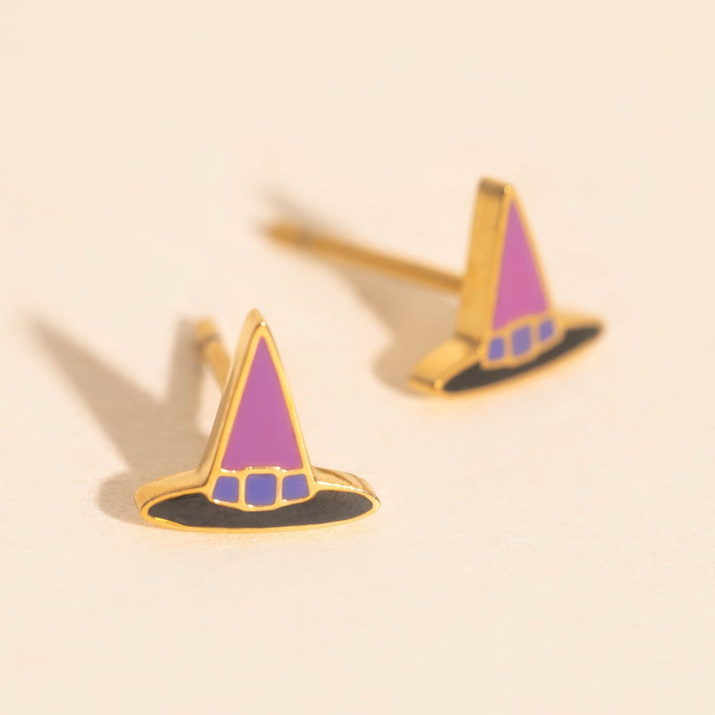Witch Hat Stud Earrings