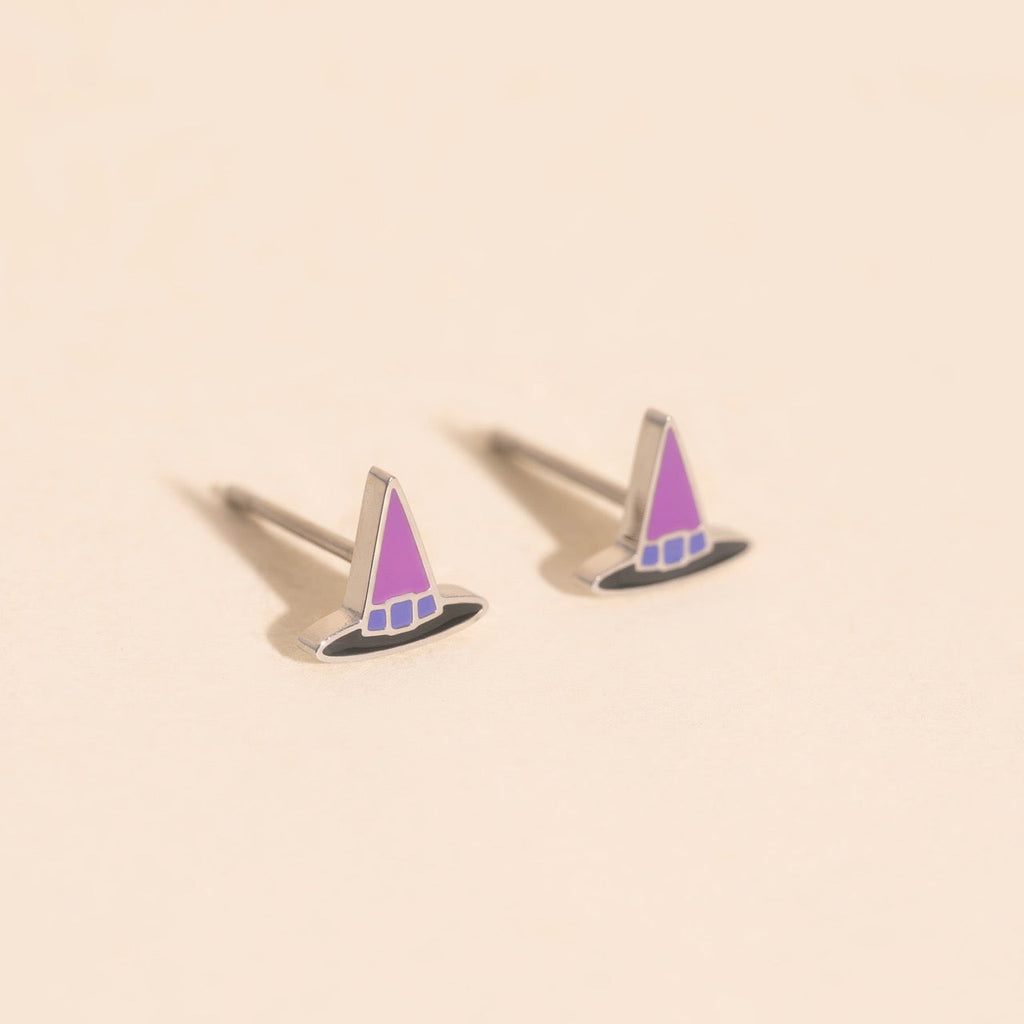 Witch Hat Stud Earrings