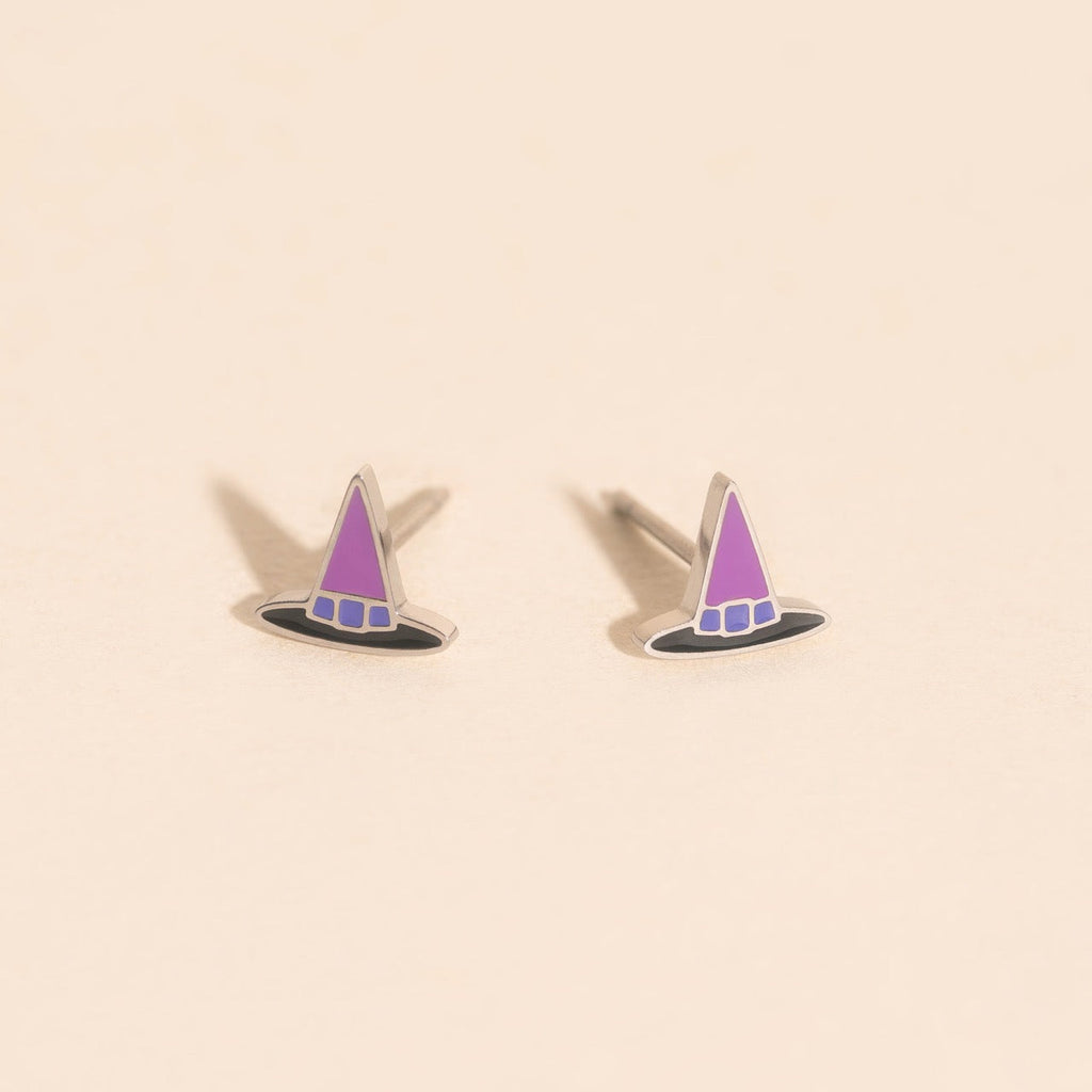 Witch Hat Stud Earrings