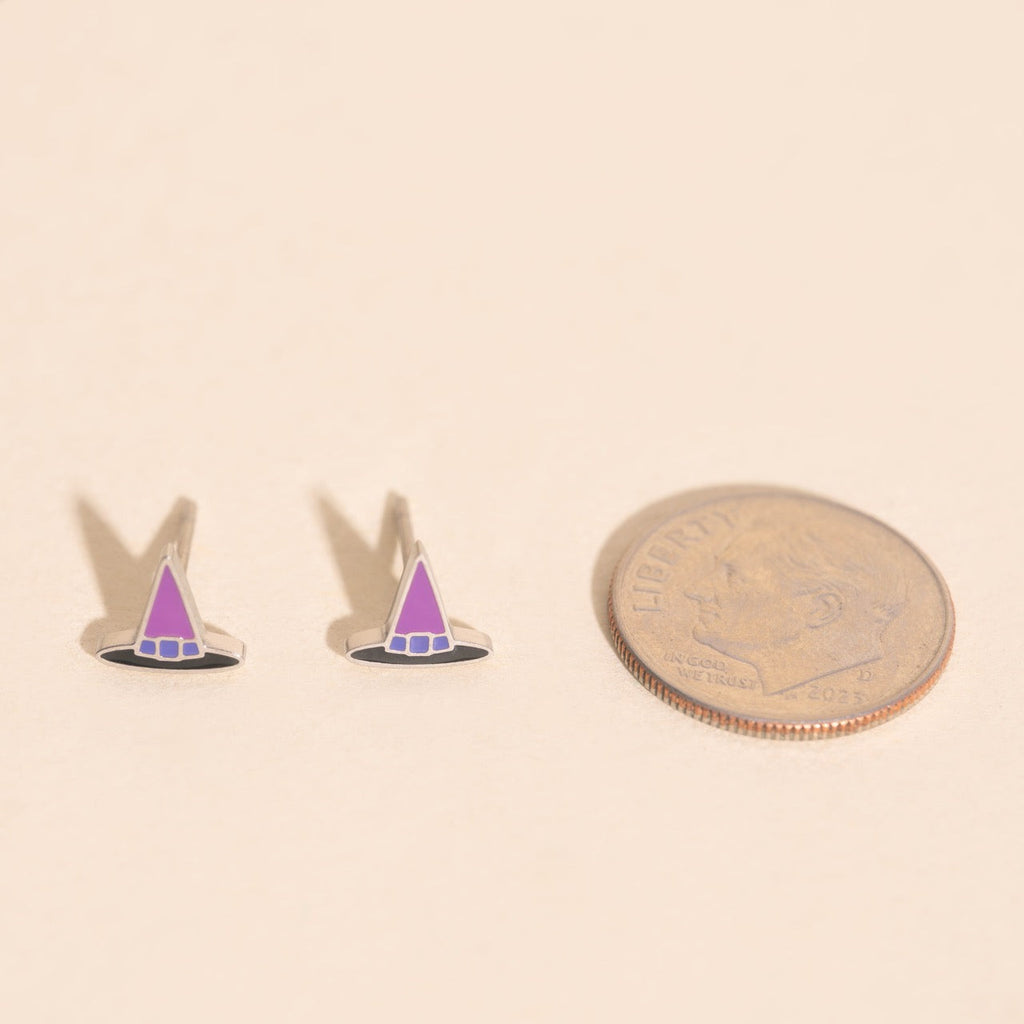Witch Hat Stud Earrings