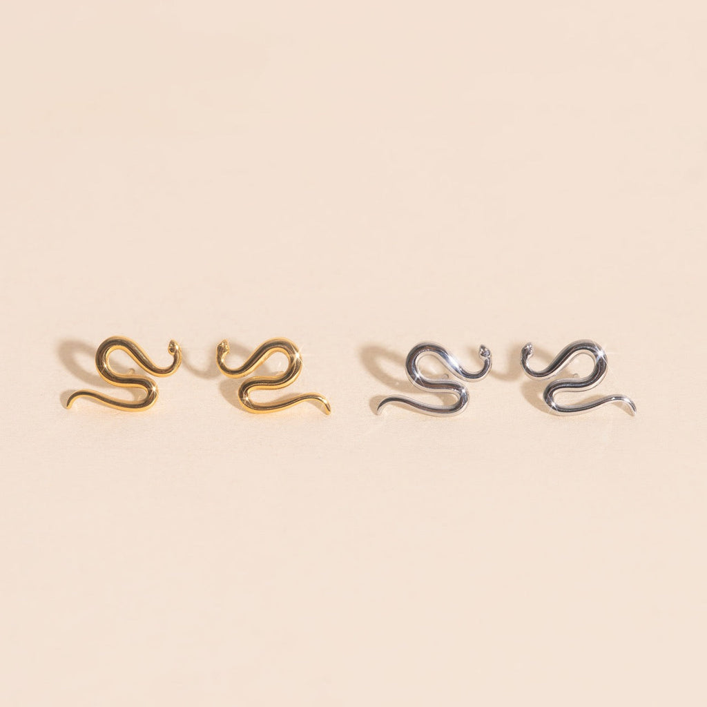 Snake Stud Earrings