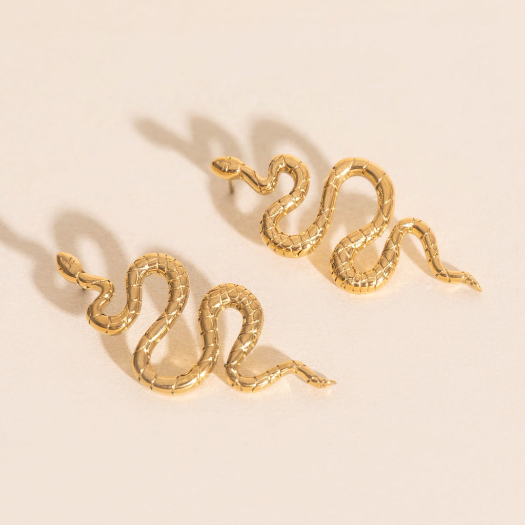 Jumbo Snake Stud Earrings