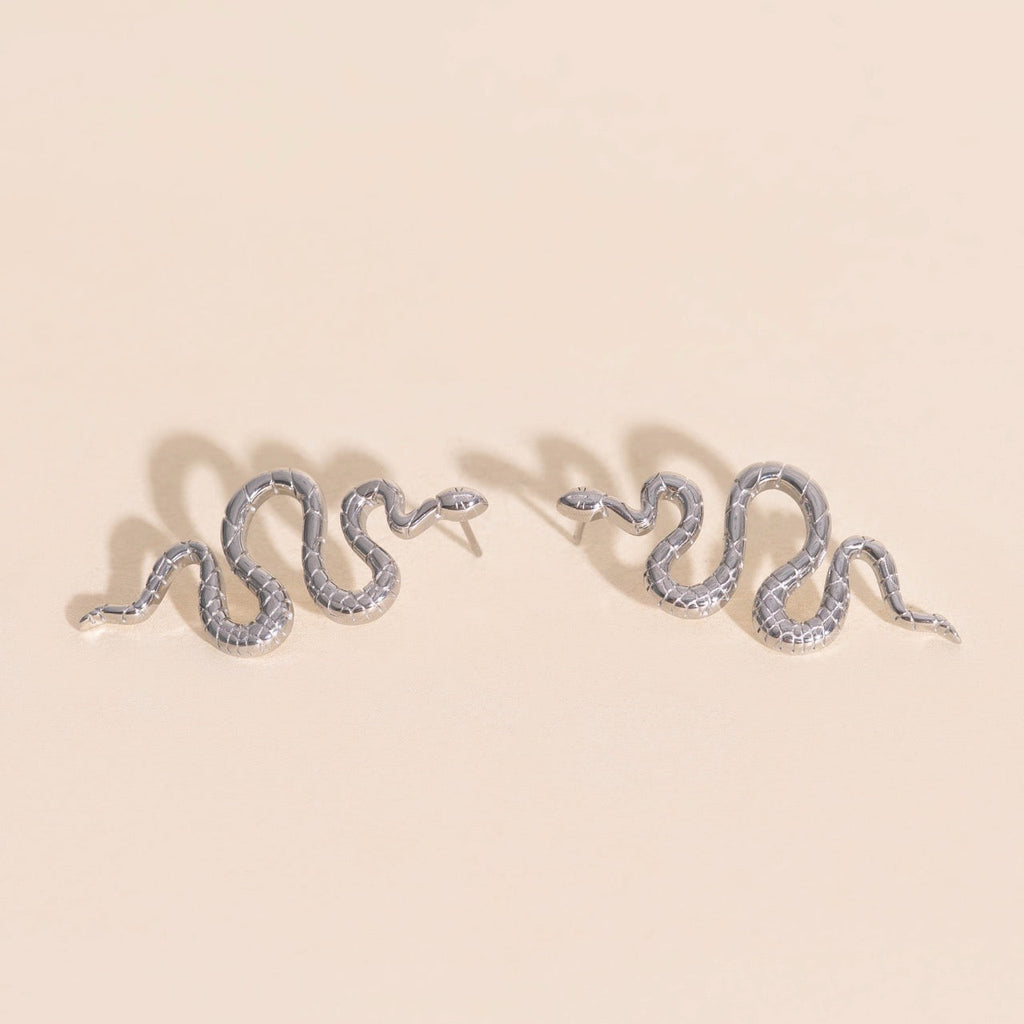 Jumbo Snake Stud Earrings